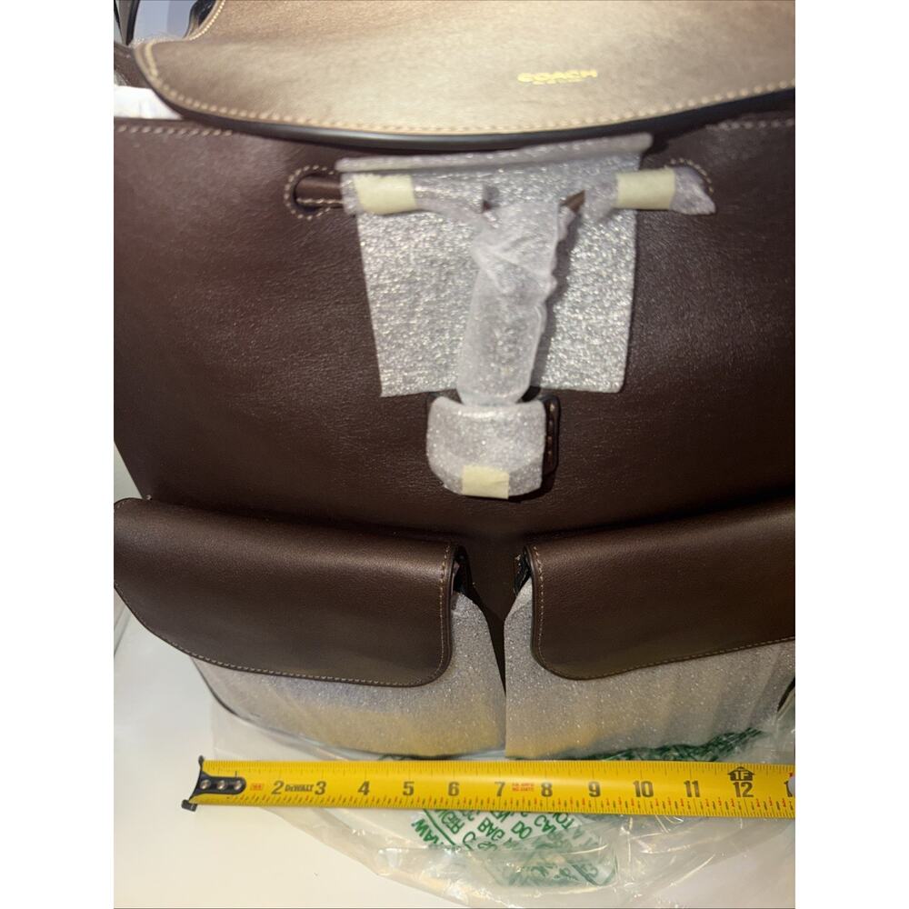Coach Womens Crosby Backpack Maple One Size - Picture 7 of 8